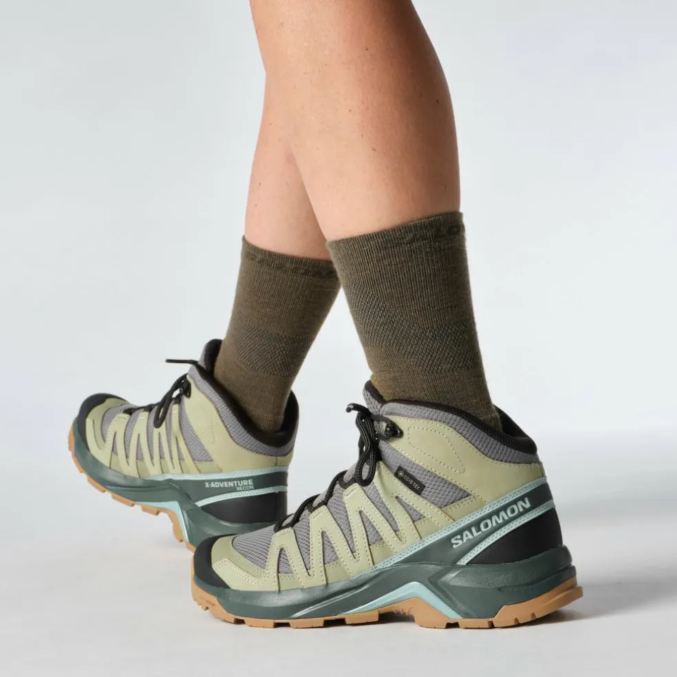 Salomon X-ADVENTURE RECON MID GORE-TEX wandelschoenen dames sedona sage grass tourmaline