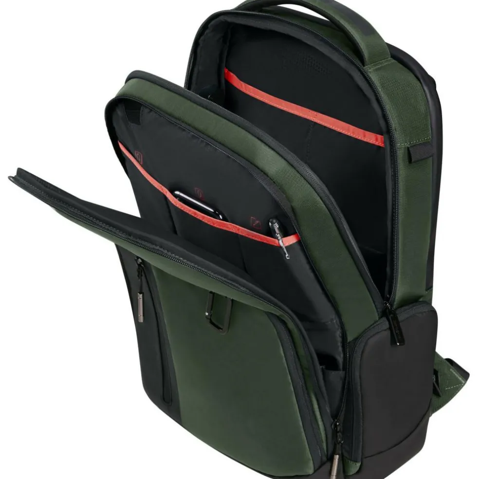 Samsonite Biz2go Daytrip 15,6 inch laptop rugzak 22,5 liter earth green