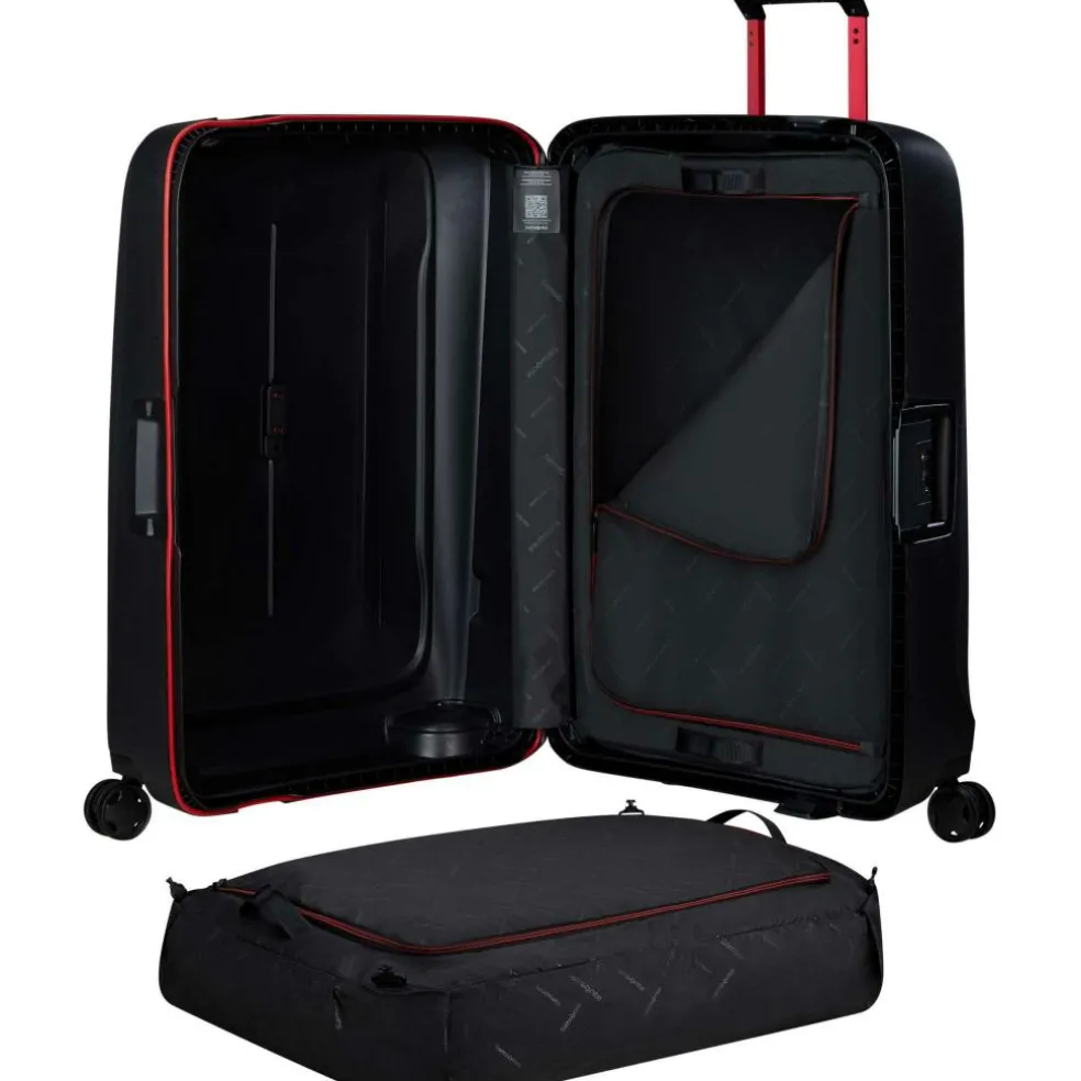 Samsonite Essens Spinner 75 koffer charcoal red
