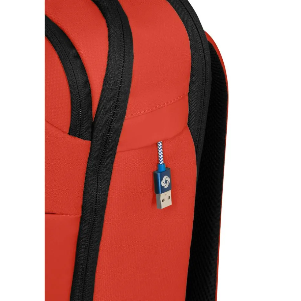 Samsonite Moderny 15,6 inch laptop rugzak 22,5 liter terracotta red