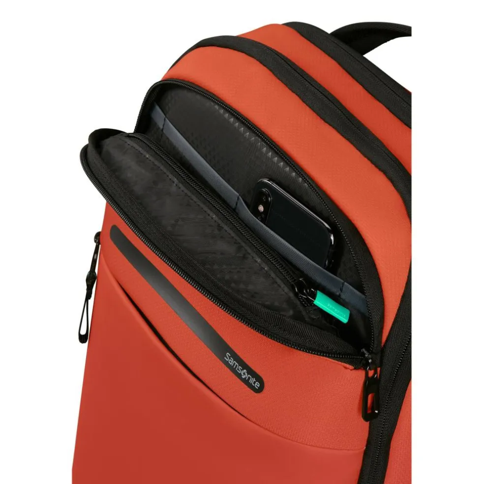 Samsonite Moderny 15,6 inch laptop rugzak 22,5 liter terracotta red
