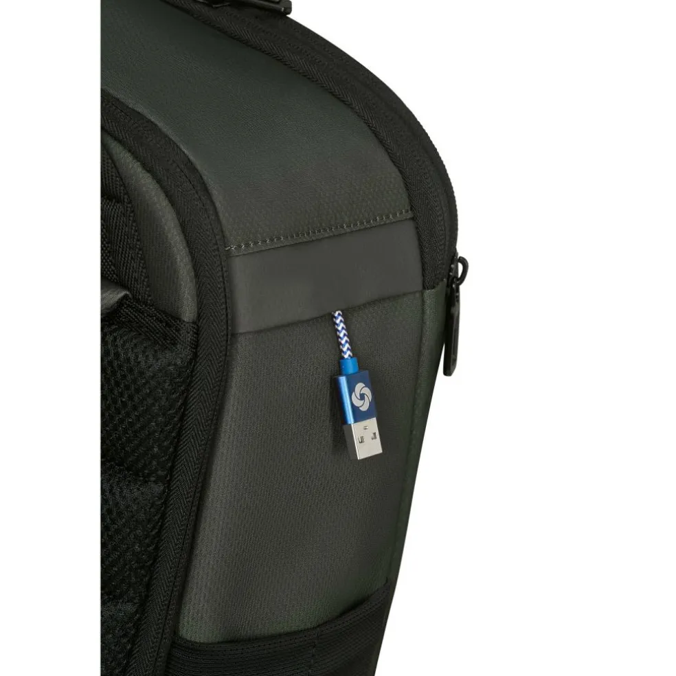 Samsonite Moderny Underseat 14,1 inch laptop rugzak 20 liter green