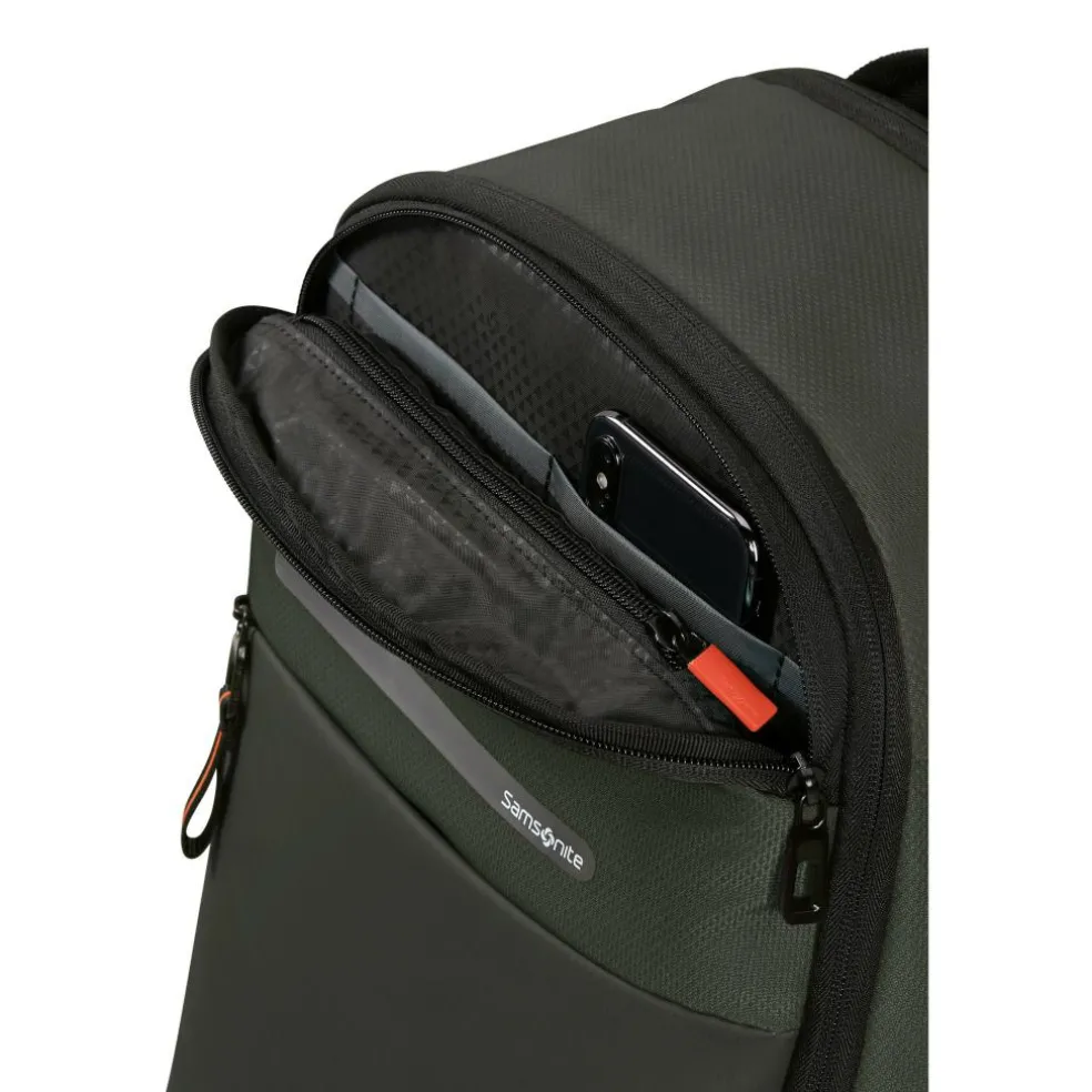 Samsonite Moderny Underseat 14,1 inch laptop rugzak 20 liter green