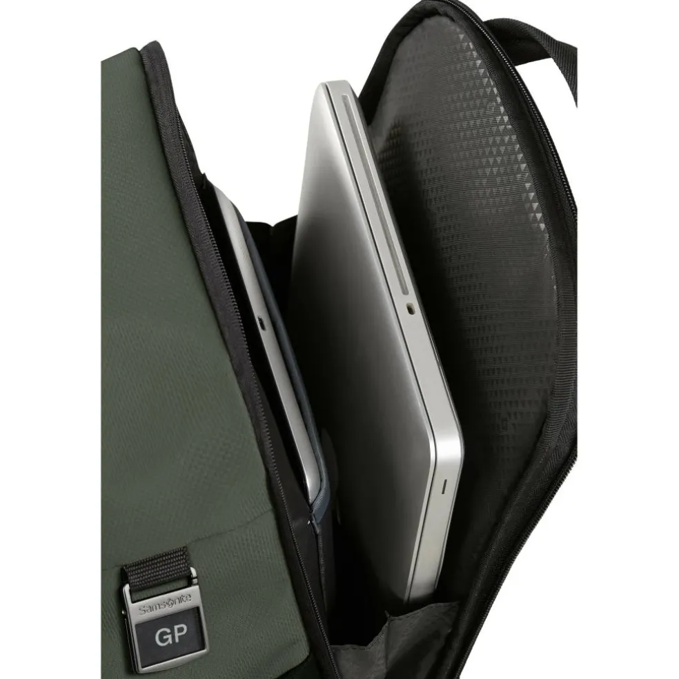 Samsonite Moderny Underseat 14,1 inch laptop rugzak 20 liter green