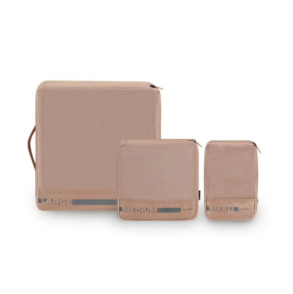 Samsonite Pack-sized Packing Cubes opbergzakken reisset 3-delig rose