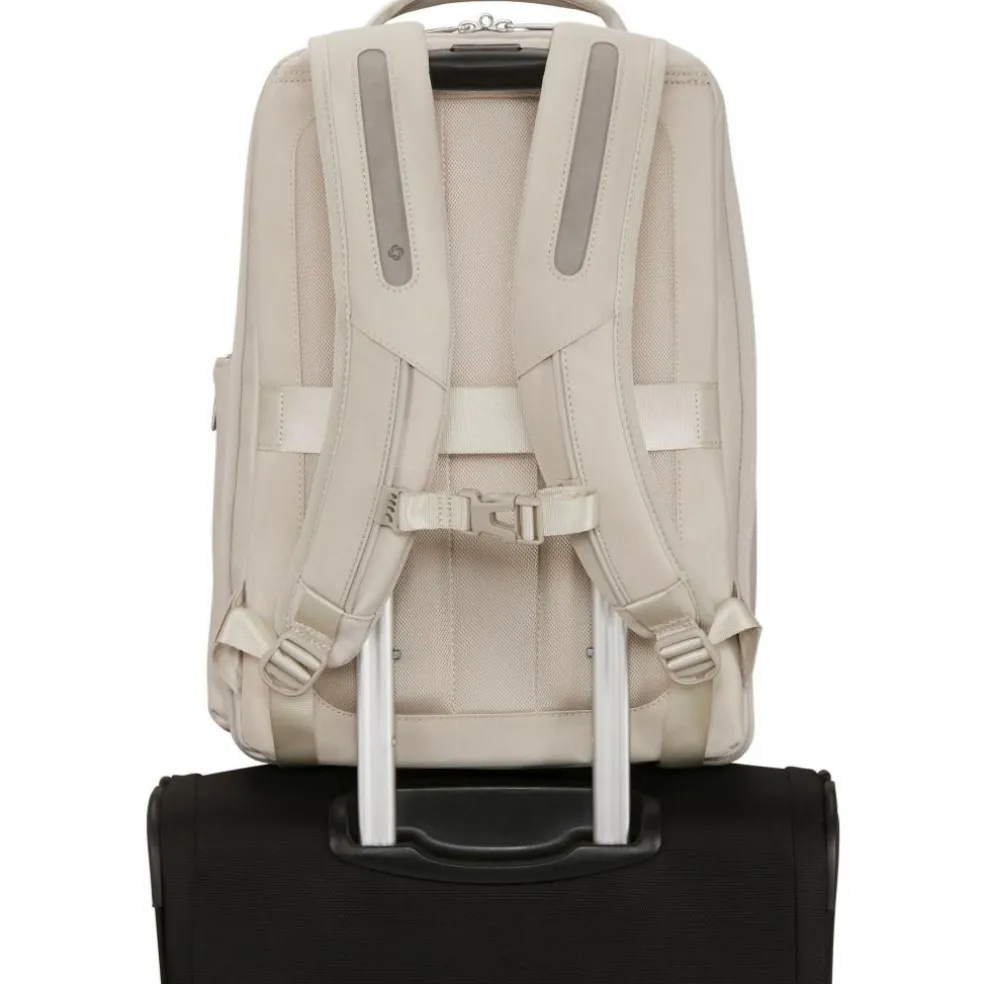 Samsonite Paralux 2-In-1 Travel 15,6 inch laptop rugzak 26 liter stone grey