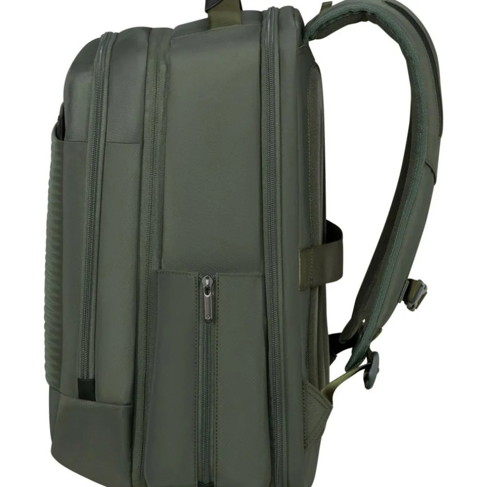 Samsonite Paralux 2-In-1 Travel 15,6 inch laptop rugzak 26 liter olive