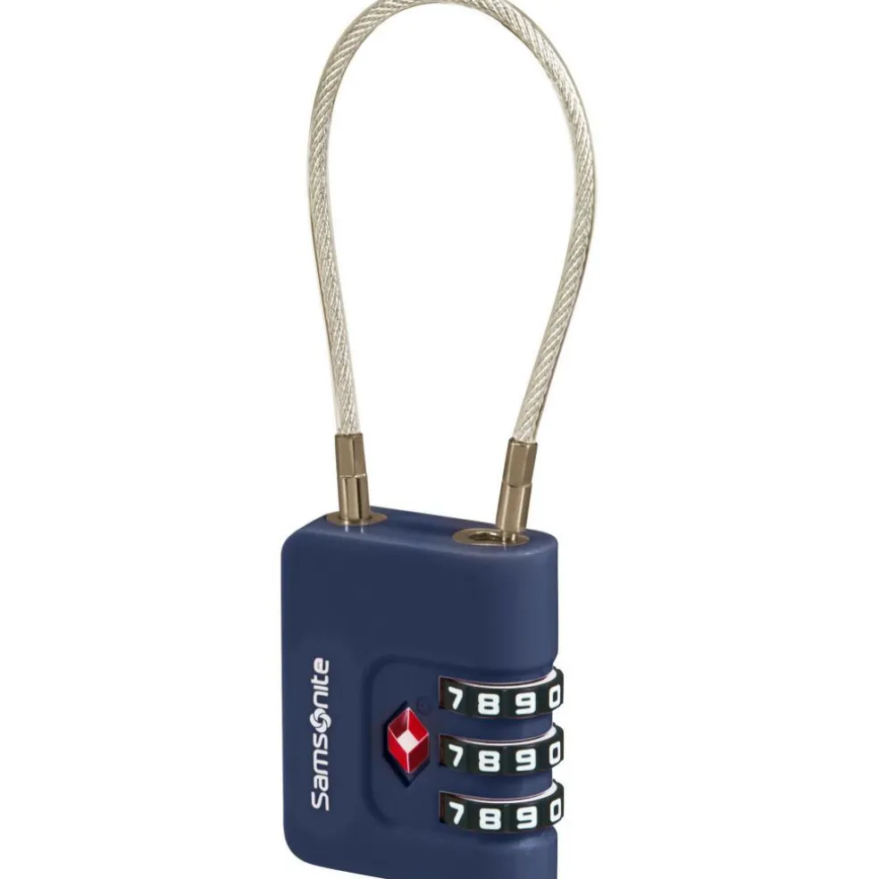 Samsonite Ta Revolution TSA kabelslot midnight blue