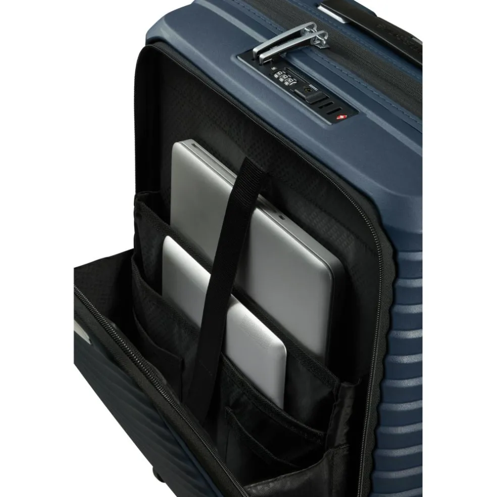 Samsonite Upscape Spinner Easy Access koffer 55 - 26 cm blue nights