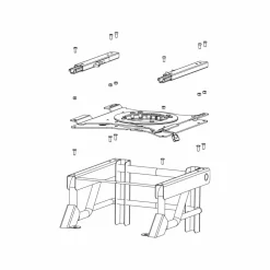 Scopema V3 Fiat Ducato Peugeot Boxer Citroën Jumper vanaf 2006 draaiplateau bijrijder
