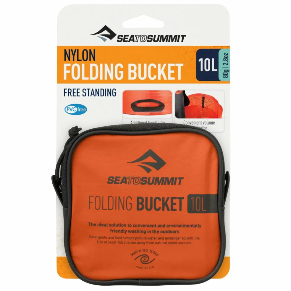 Sea To Summit Opvouwbare emmer 10 liter red