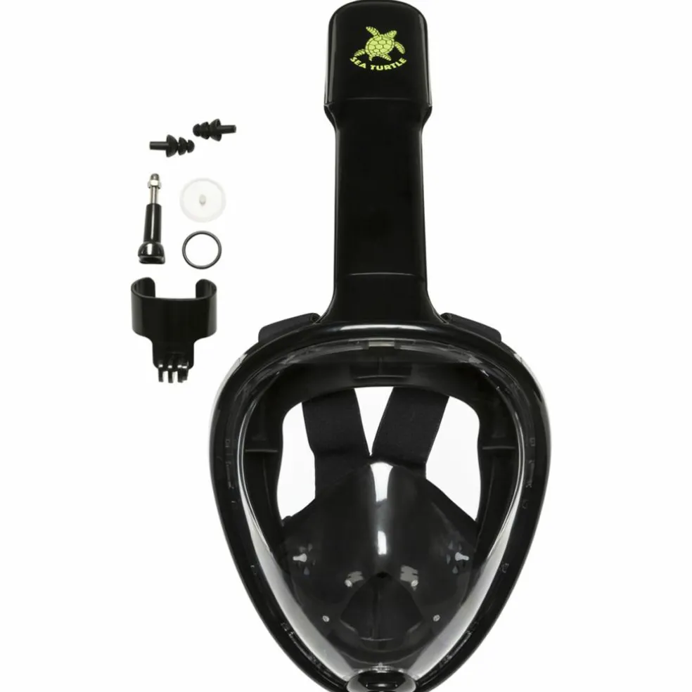 Sea Turtle Full Face snorkelmasker black - L - XL