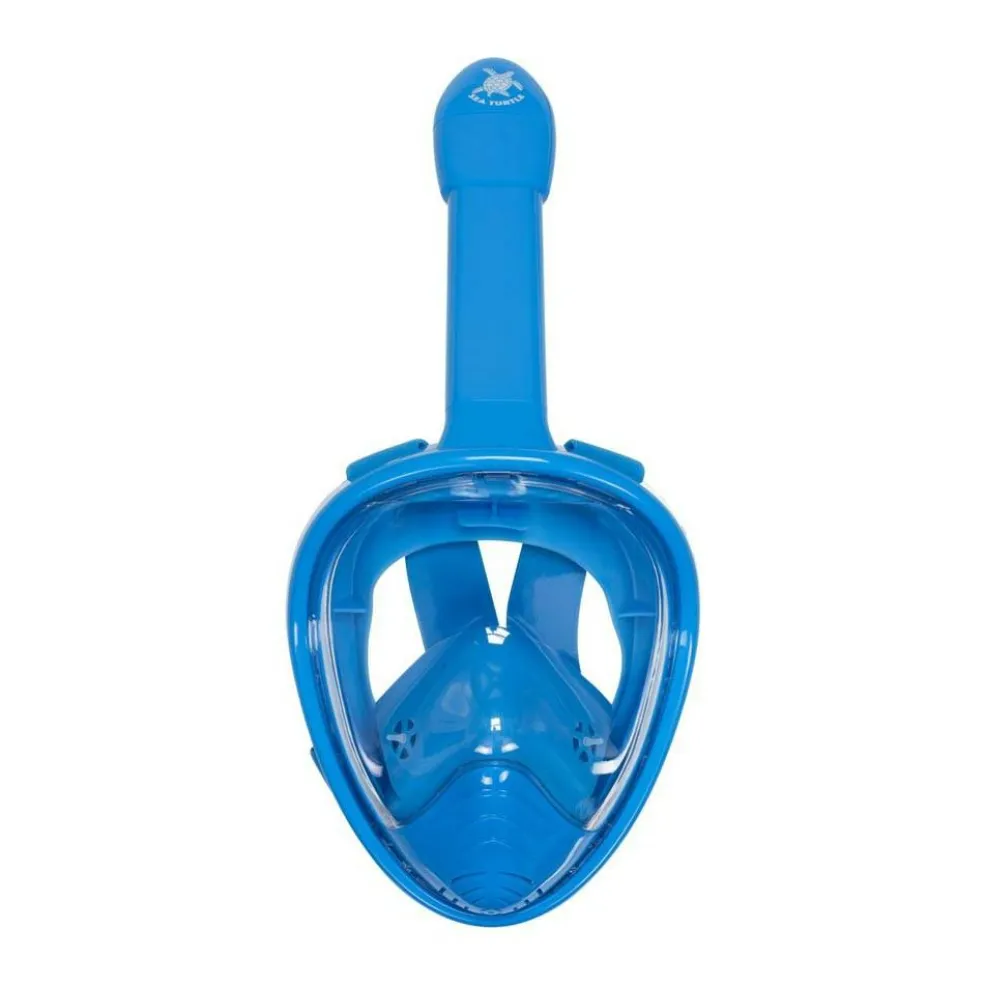 Sea Turtle Full Face snorkelmasker junior blue