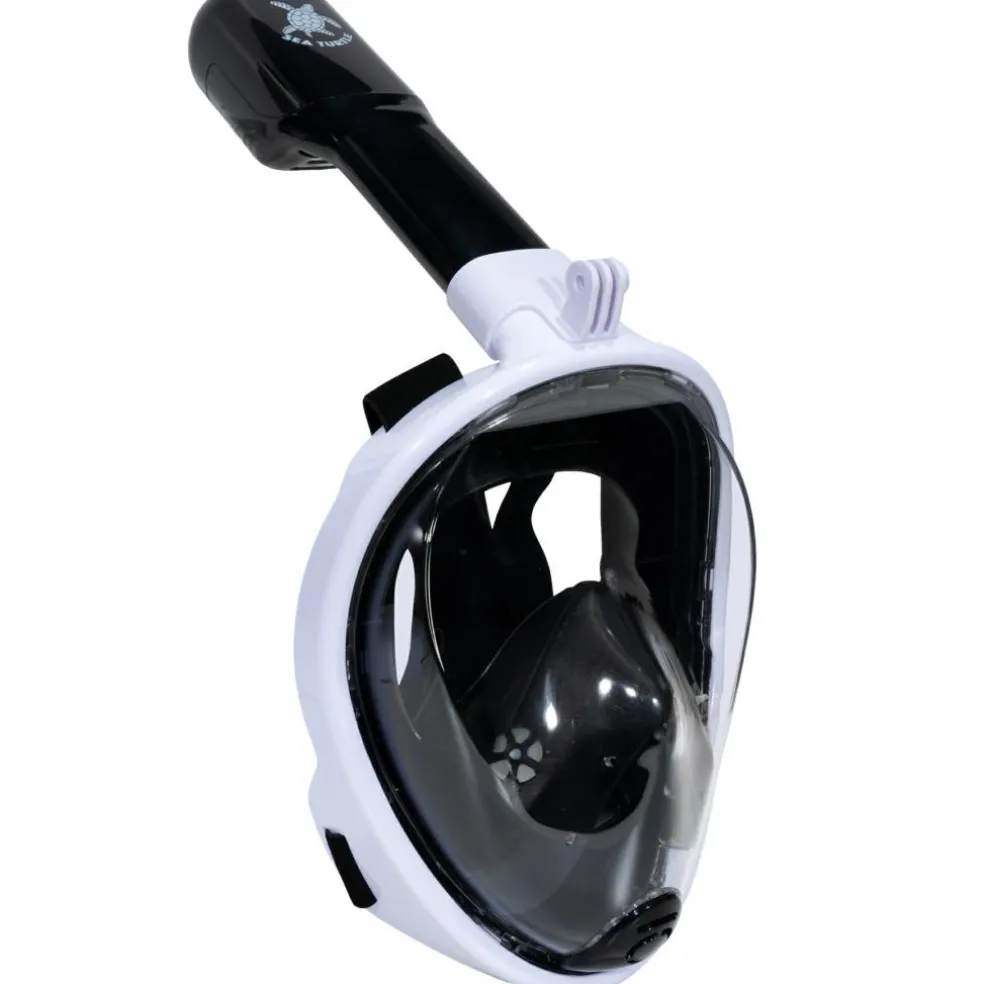 Sea Turtle snorkelmasker white black - S - M