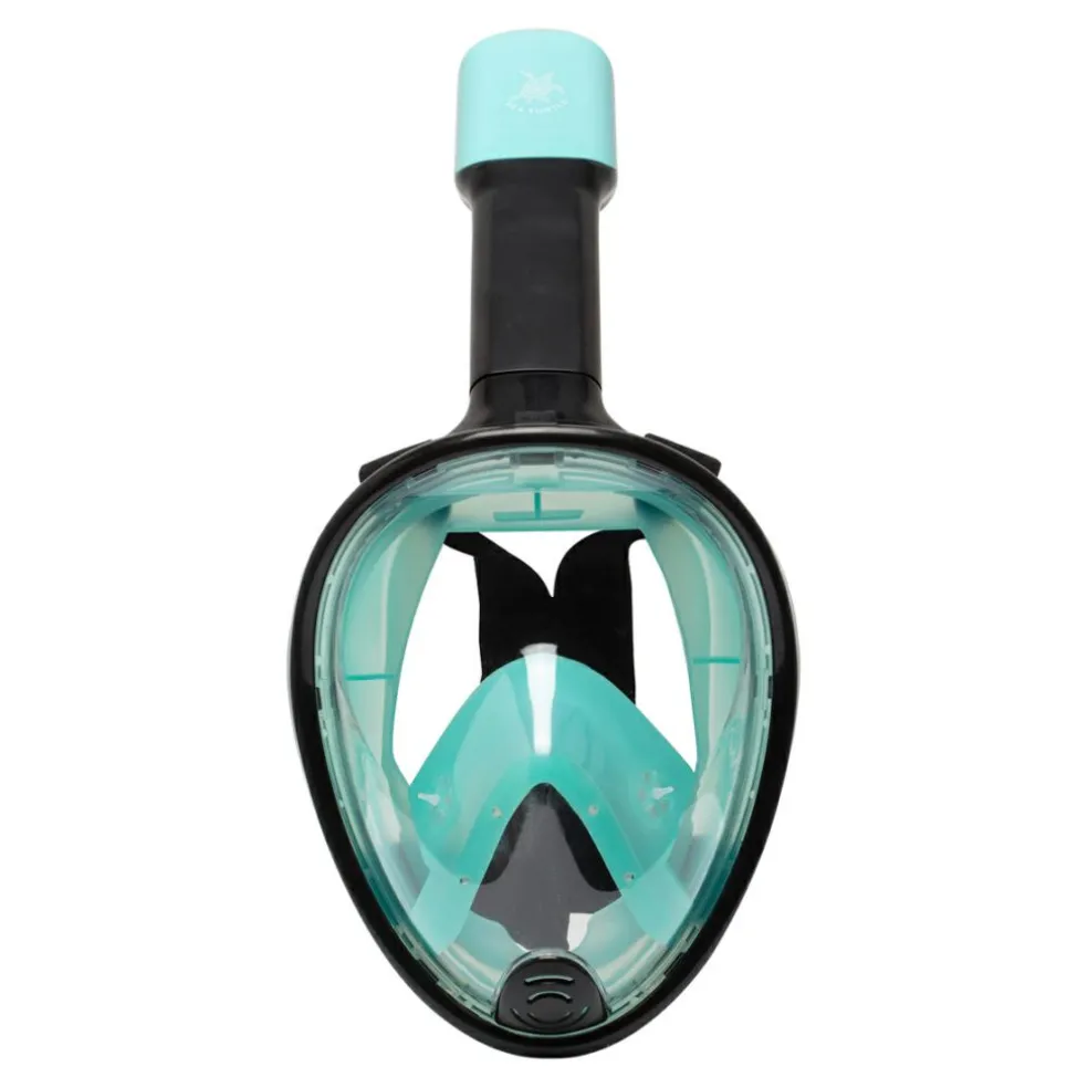 Sea Turtle snorkelmasker black turquoise - S - M