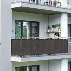 Shadow Comfort Balkondoek 90 x 500 cm carbon black