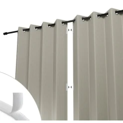 Shadow Comfort  Buitengordijnen 137 x 220 cm sahara sand per 2  stuks