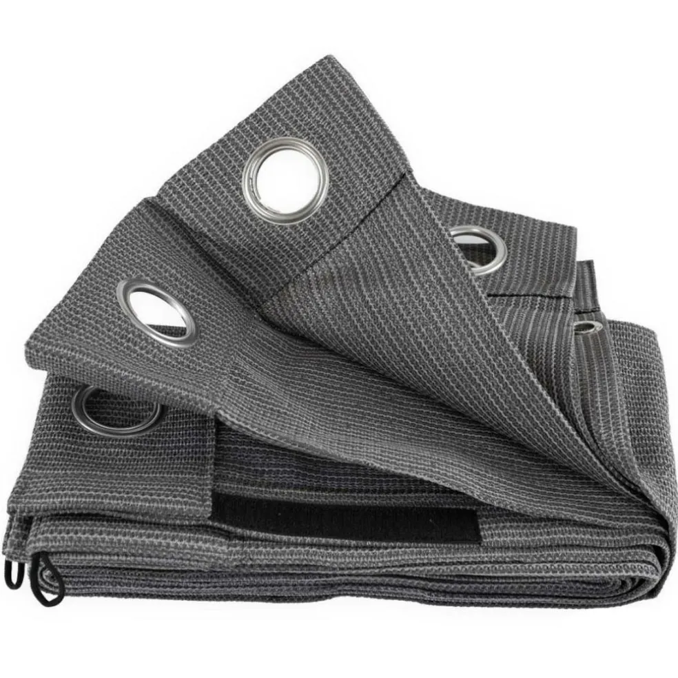 Shadow Comfort Buitengordijnen 137 x 220 cm cool grey per 2 stuks