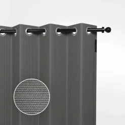 Shadow Comfort  Buitengordijnen 137 x 220 cm cool grey per 2 stuks