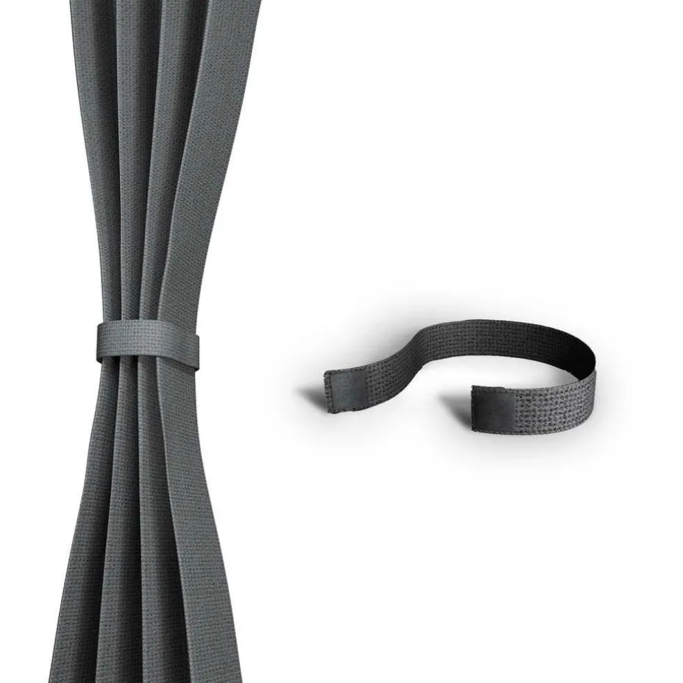 Shadow Comfort Buitengordijnen 137 x 220 cm cool grey per 2 stuks