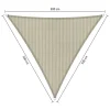 Shadow Comfort  Driehoek schaduwdoek 300 x 300 x 300 cm sahara  sand
