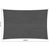 Shadow Comfort  Rechthoek schaduwdoek 200 x 400 cm cool grey
