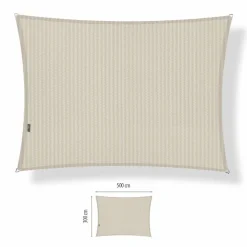 Shadow Comfort Rechthoek schaduwdoek 300 x 500 cm sahara sand