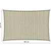 Shadow Comfort  Rechthoek schaduwdoek 200 x 300 cm sahara sand