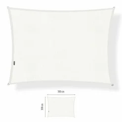 Shadow Comfort Rechthoek schaduwdoek 300 x 500 cm arctic white