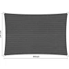 Shadow Comfort  Rechthoek schaduwdoek 200 x 300 cm cool grey