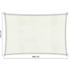 Shadow Comfort  Rechthoek schaduwdoek 300 x 400 cm arctic white