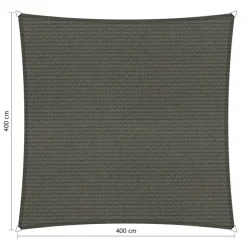 Shadow Comfort Vierkant schaduwdoek 400 x 400 cm cool grey