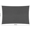 Shadow Comfort  Waterdicht rechthoek schaduwdoek 300 x 400 cm grey