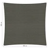 Shadow Comfort  Waterdicht vierkant schaduwdoek 400 x 400 cm grey