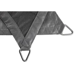 Shadow Comfort  Waterdicht vierkant schaduwdoek 400 x 400 cm grey