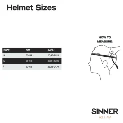 Sinner Combi-pack CREST skihelm met Toxic skibril white