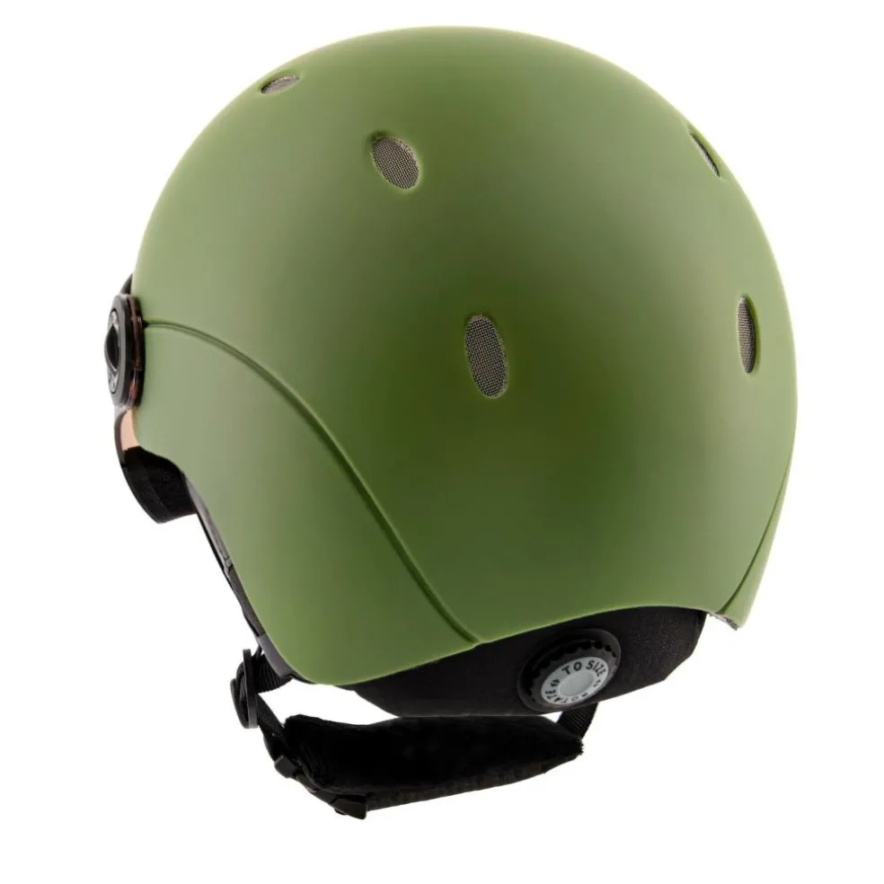 Sinner TITAN VISOR skihelm moss green red