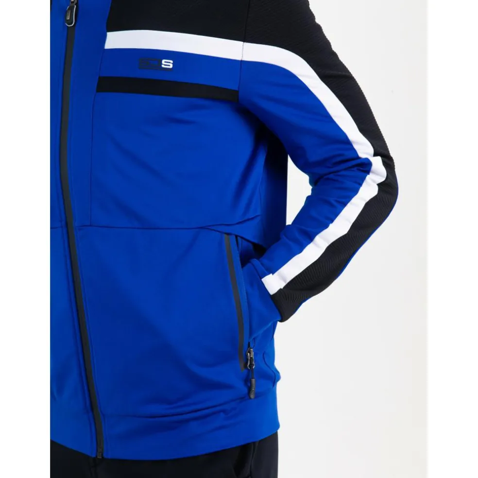 Sjeng Sports Amar trainingsjack heren blue neon