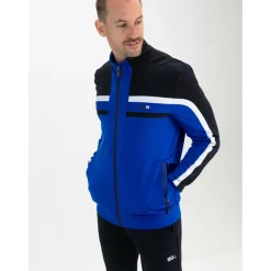 Sjeng Sports Amar trainingsjack heren blue neon