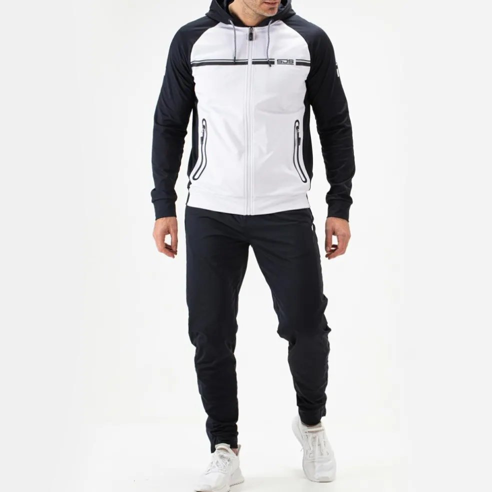 Sjeng Sports Anzel trainingsjack heren real white