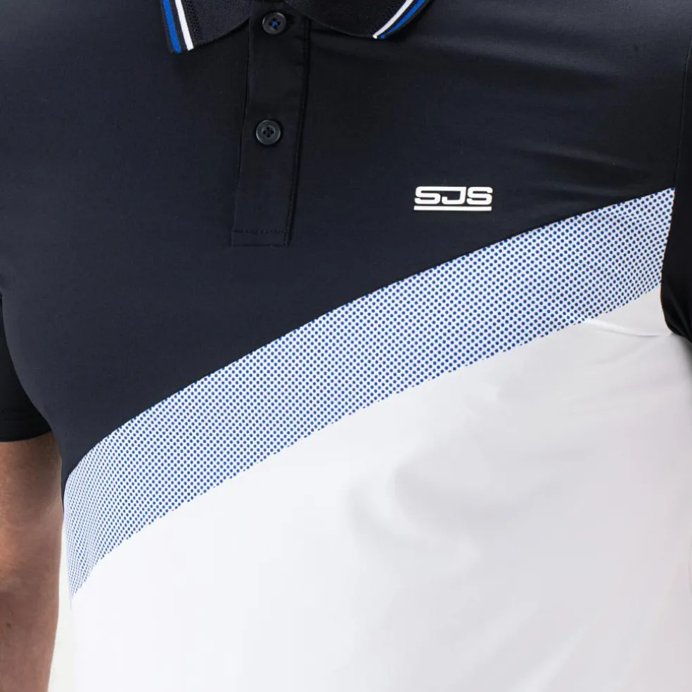 Sjeng Sports Braxon tennispolo heren dark blue