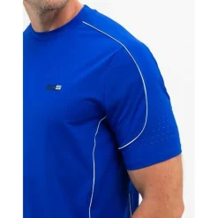 Sjeng Sports Brayen tennisshirt heren blue neon
