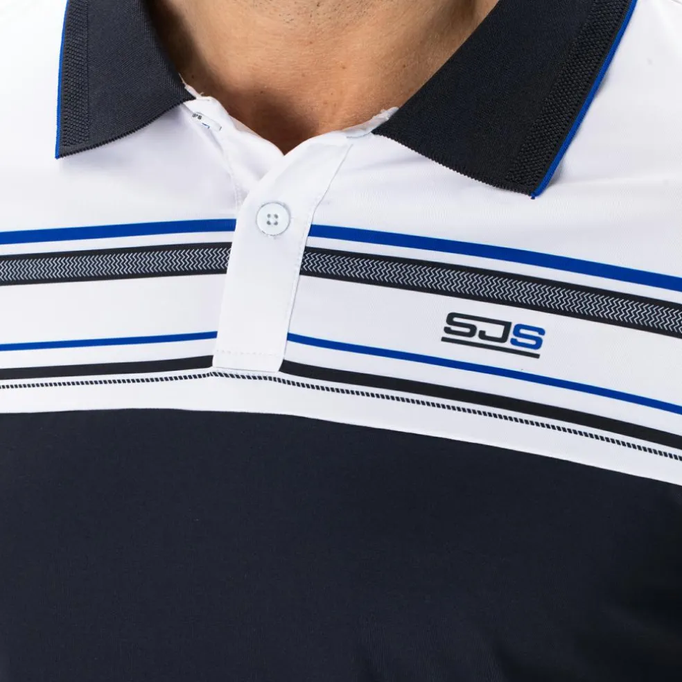 Sjeng Sports Brun tennispolo heren dark blue