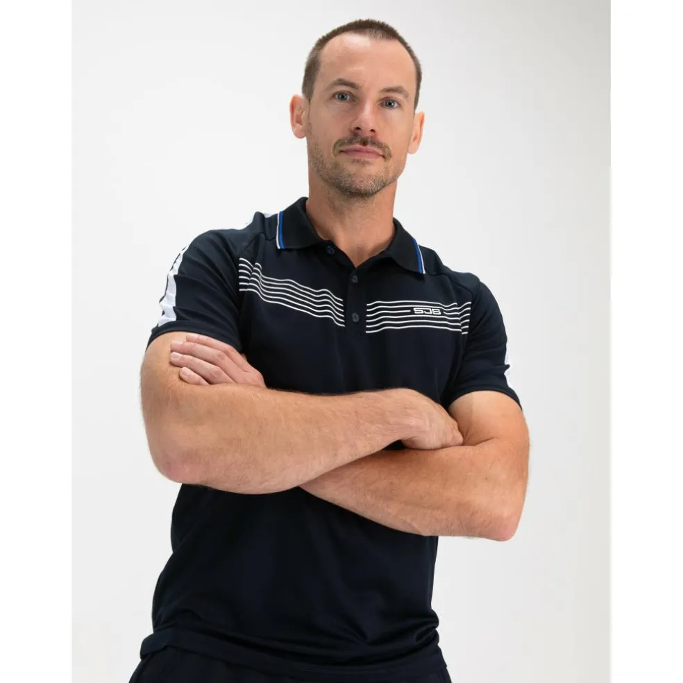 Sjeng Sports Celio tennispolo heren dark blue