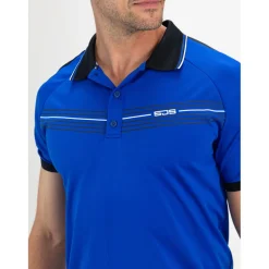 Sjeng Sports  Celio tennispolo heren blue neon