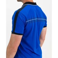 Sjeng Sports  Celio tennispolo heren blue neon