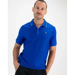 Sjeng Sports  Cense tennispolo heren blue neon