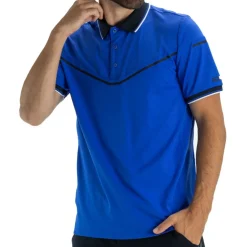 Sjeng Sports Hyde tennispolo heren blue neon