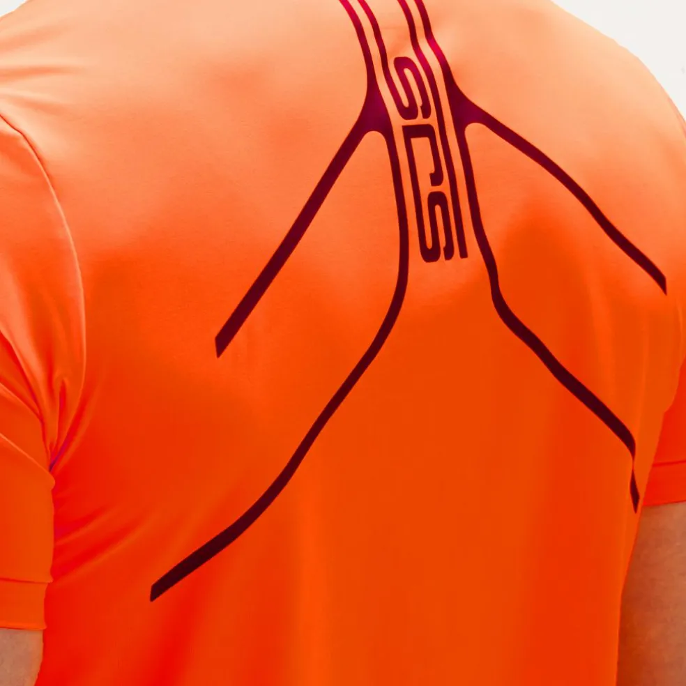 Sjeng Sports Udolf shirt heren shocking orange