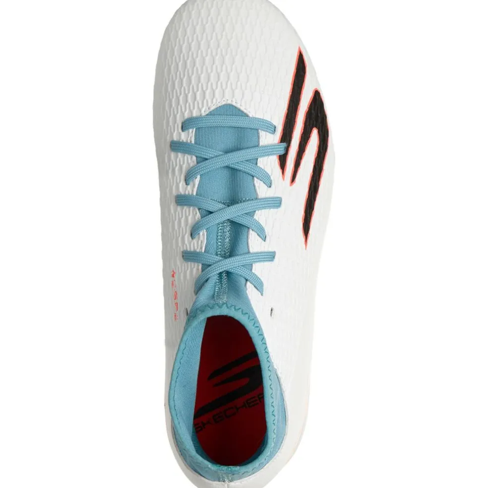 Skechers SKX_2 High MG voetbalschoenen junior white turquoise pink